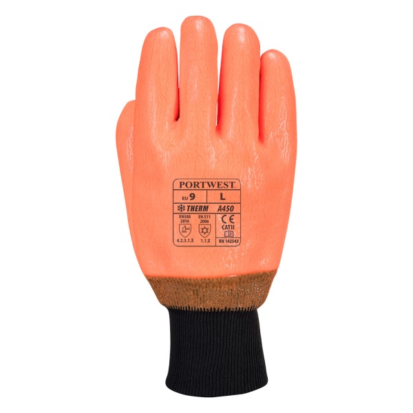 A450 – Guante alta visibilidad impermeable Naranja