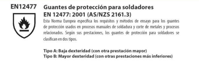 normativa guantes de proteccion para soldadores - Normativas sobre los guantes de seguridad