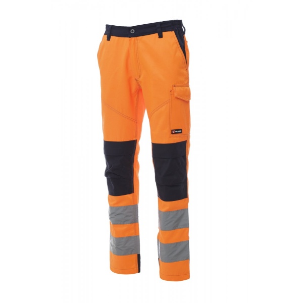 CHARTER TECH. Pantalones con soportes para almohadillas (rodilleras), multiestación, de alta visibilidad con bandas reflectantes