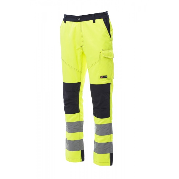 CHARTER TECH. Pantalones con soportes para almohadillas (rodilleras), multiestación, de alta visibilidad con bandas reflectantes