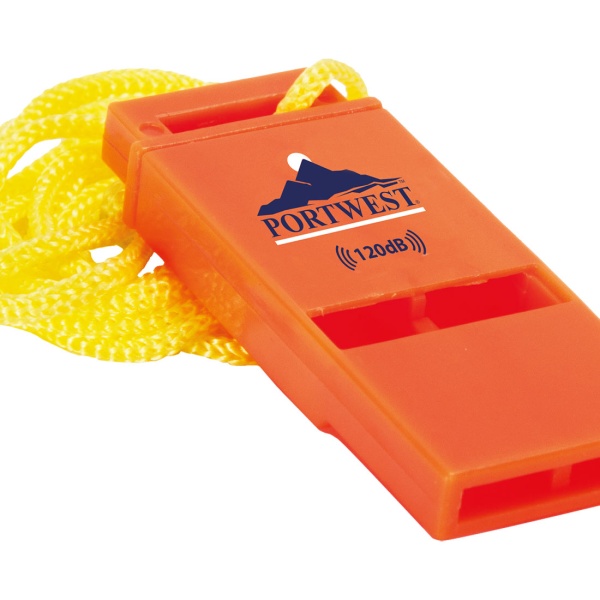 PA99 – Silbato de seguridad Slimline 120dB Naranja. cajas de 20 unidades