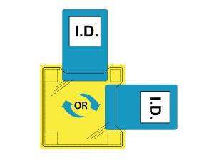 ID20 – Porta identificación dual, para coser Incoloro