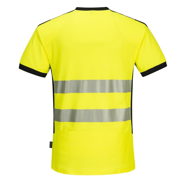PW310 – Camiseta PW3 de alta visibilidad con cuello en V